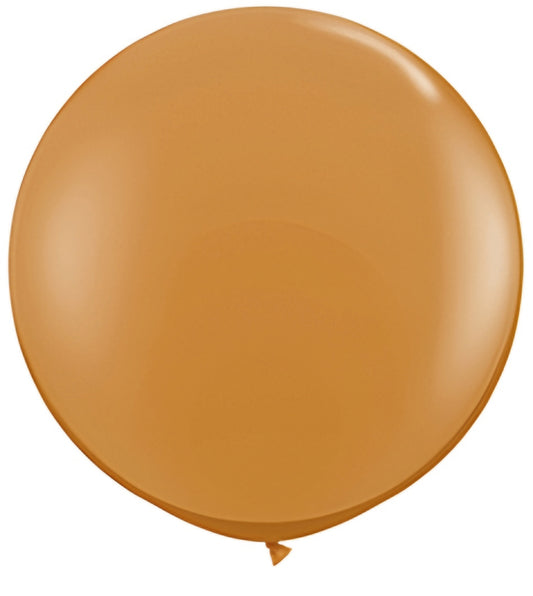 Mocha Brown Giant Latex Balloons 3ft / 36in Pack of 2 Party Decoration