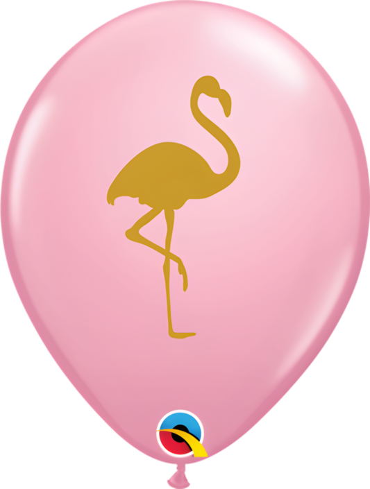 11in Pink Flamingo Latex Balloons Pack of 50 Tropical Party Decoration