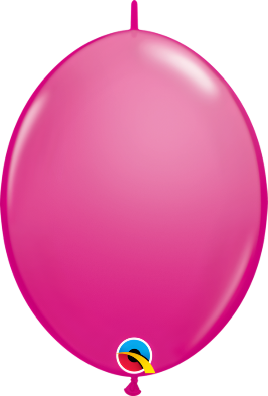 12in Quick Link Wild Berry Latex Balloons Pack of 50 Linking Balloons