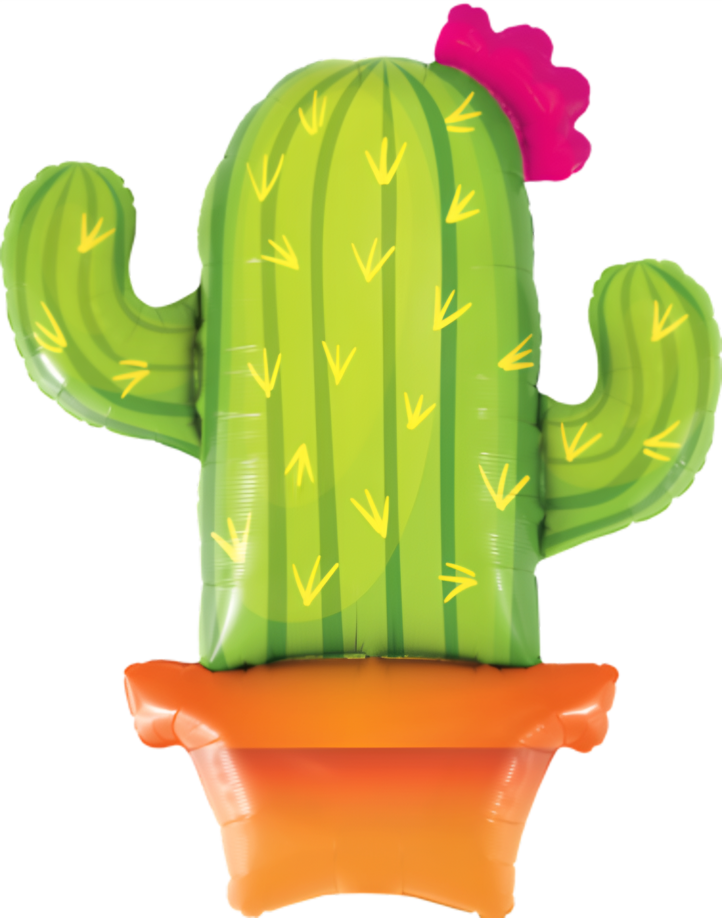 Potted Cactus SuperShape Foil Balloon 39in Large Party Decoration