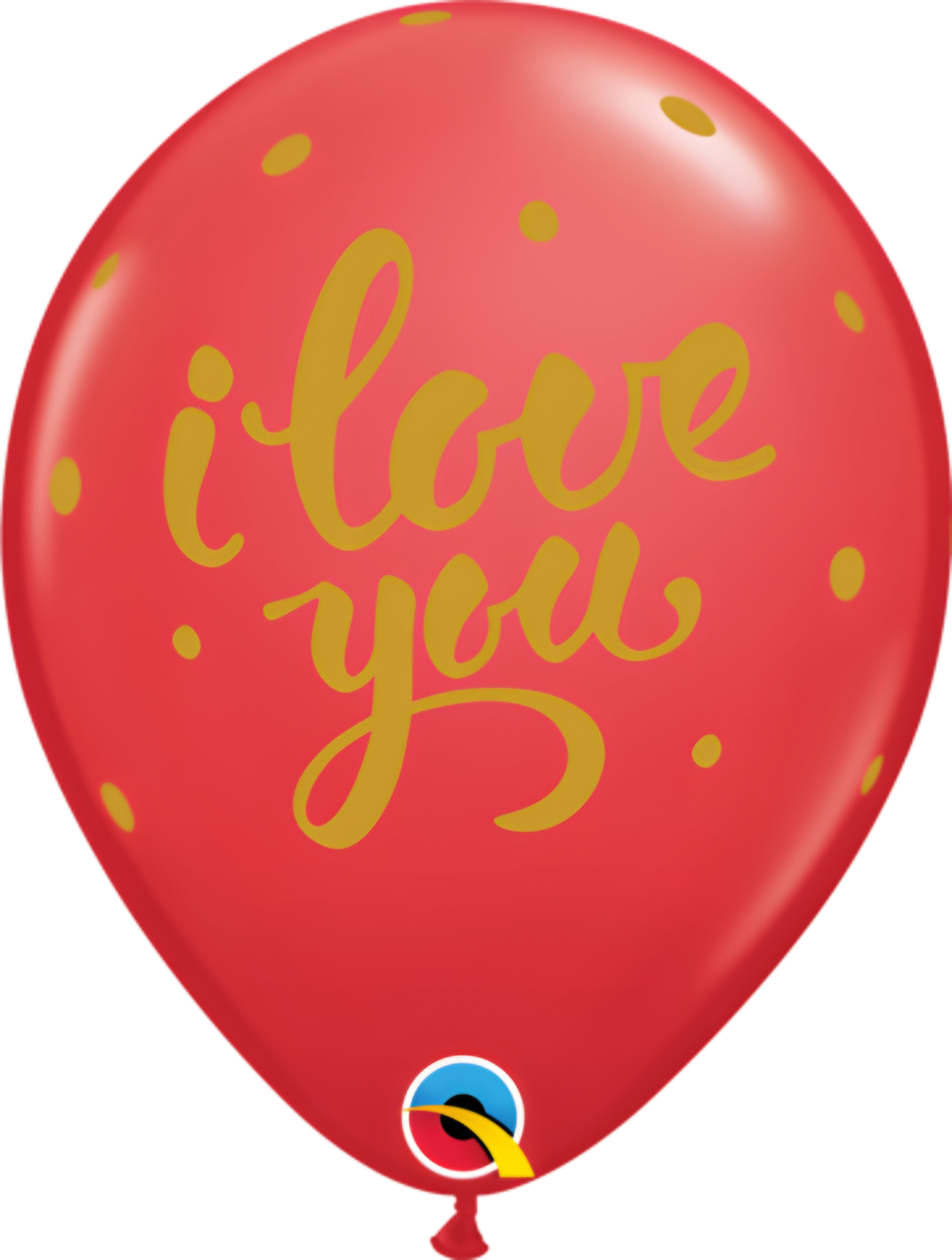 11in Red I Love You Printed Latex Balloons Pack of 50 Valentine Party