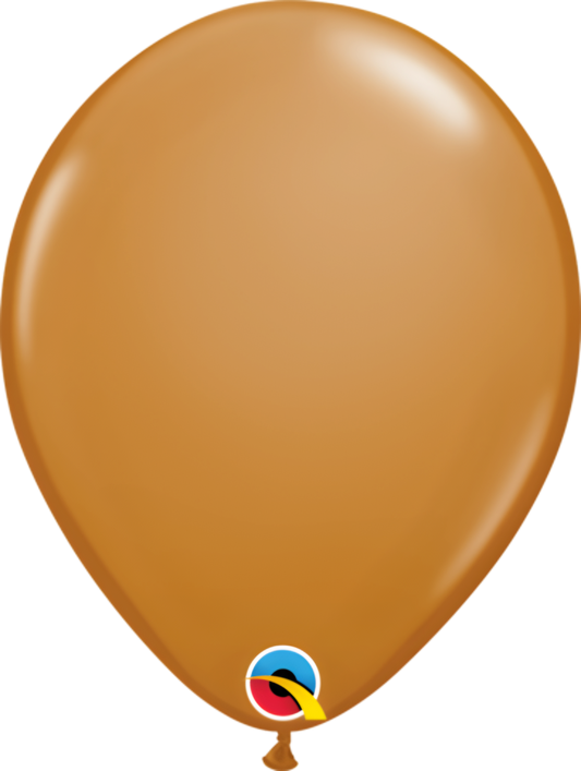 Mocha Brown Latex Balloons 11in Pack of 100 Party Decoration