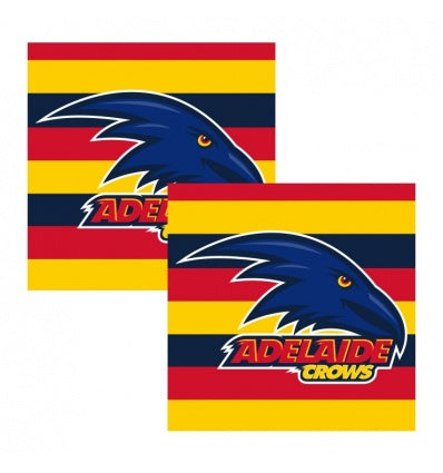 ADELAIDE CROWS LUNCH NAPKIN PK16