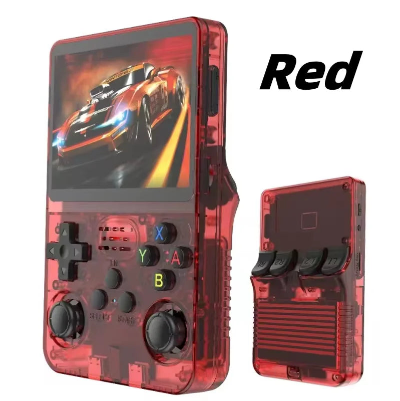 128GB R36S Retro Handheld Video Game Console 3.5Inch IPS Screen Player Kid Portable Pocket Video Player Games Arkos System
