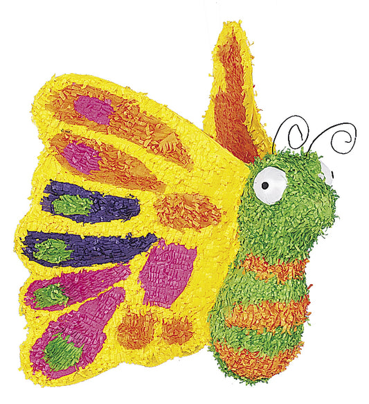 Pinata Backyard Critters – Butterfly – 24" H x 20" W – Fun and Interactive Party Game – Ideal for Backyard Parties, Outdoor Celebrations, and Birthdays
