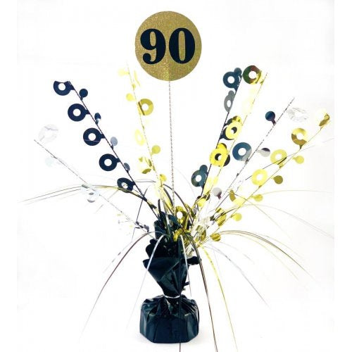 #90 Black & Gold Centrepiece Weight 165GM