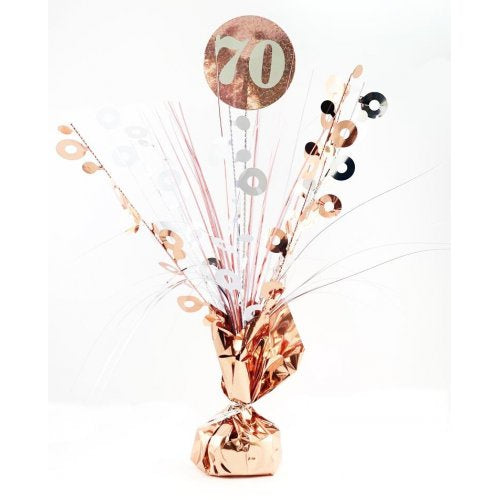 #70 Rose Gold & White Centrepiece Weight 165GM