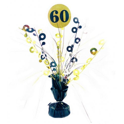 #60 Black & Gold Centrepiece Weight 165GM