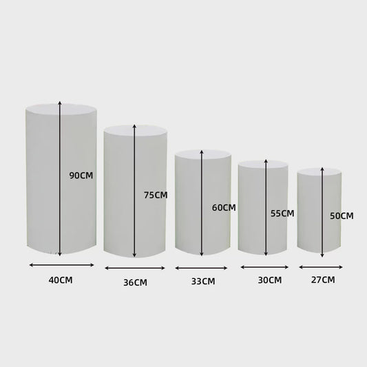 Plinth – White Round each
