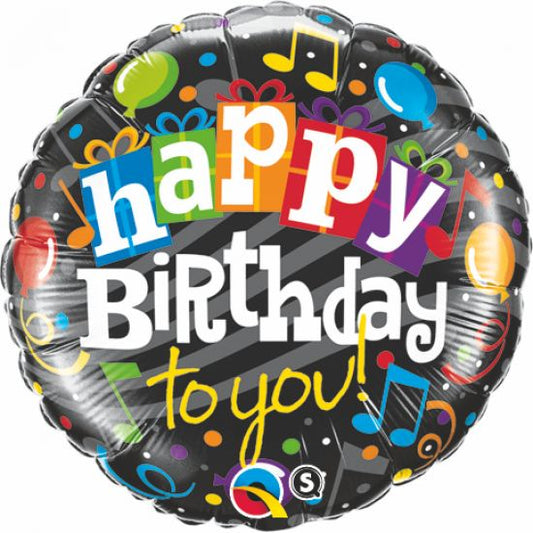 Foil Balloon 18"(45cm) Happy Birthday To You
