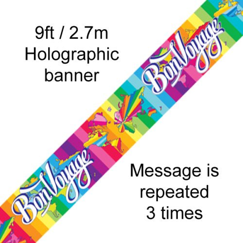 Bon Voyage Banner 2.7m
