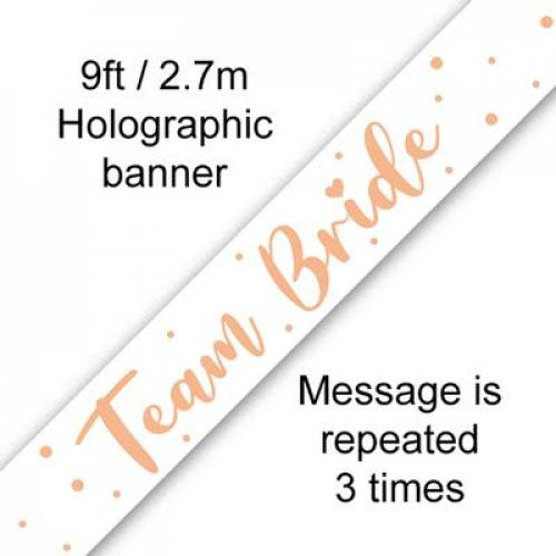 Team Bride Banner 2.7m P1