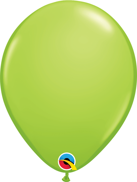 Latex Balloon 5"(12cm) Standard Lime Green Pack Of 100
