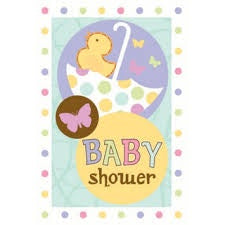 Tiny Bundle Baby Shower Invitation Pack Of 8