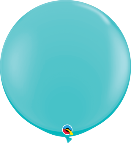 3ft Balloon Standard Carribean Blue Pack Of 2