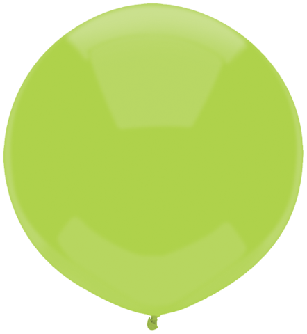 Latex 17"(43cm) Kiwi Lime Latex Balloons Pack Of 50