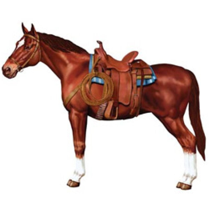 Beistle Jointed Horse Cardboard Party Cutout 96cm