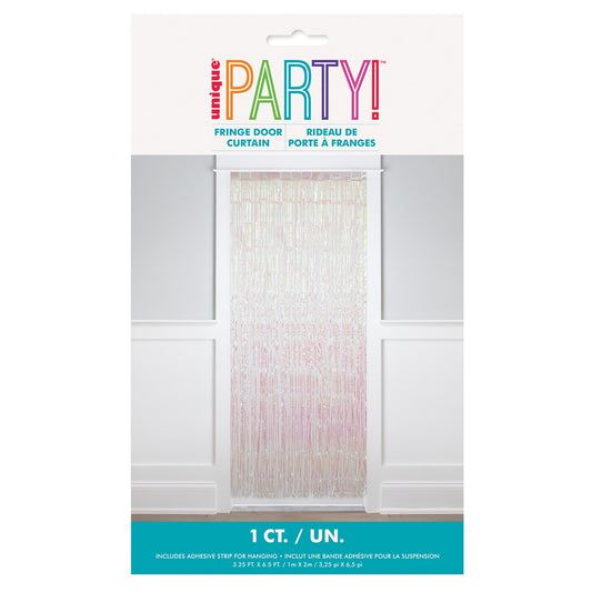 Iridescent Foil Fring Door Curtain 1x2M