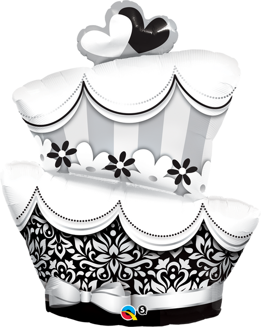 Large Foil Supershape Balloon 41"(104cm) Fun & Fabulous Wedding Cake