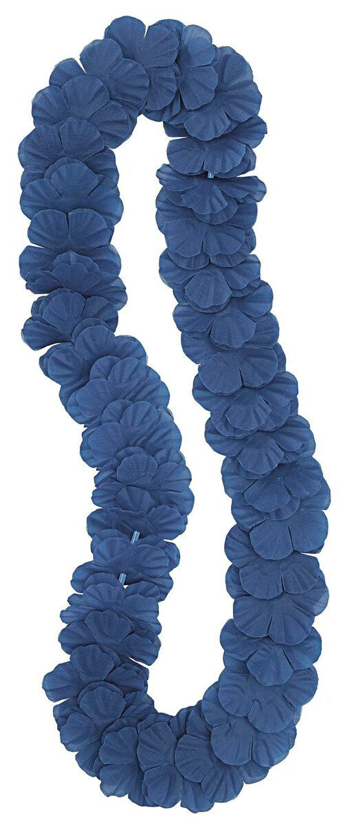 Luau Flower Lei 106cm (42") - Royal Blue