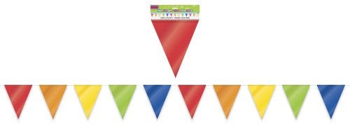 Big Flag Rainbow Pennant Banner 10m