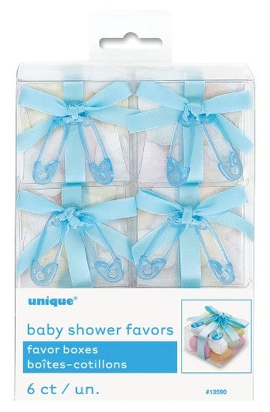 BABY SHOWER- FAVOR BOXES BLUE