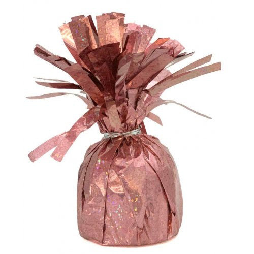 Balloon Weight 165gm Holographic Rose Gold