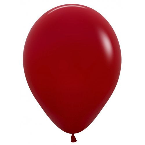 Fashion Imperial Red 12cm Sempertex Balloons Bag 100