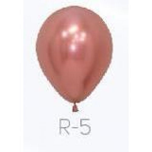 Reflex Rose Gold 12cm Sempertex Balloons Bag 50