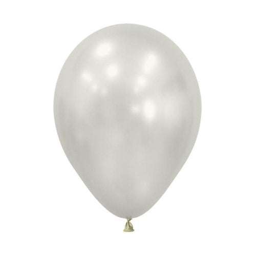 Sempertex 30cm (12") Silk Oyster White Latex Balloons – Bag of 50 Premium Balloons