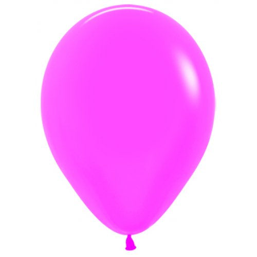 Fashion Latex Balloons Neon Fuchsia 30cm Sempertex Bag 100