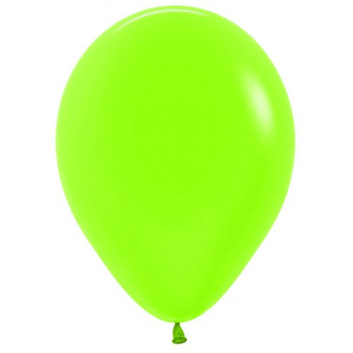 Fashion Latex Balloons Neon Green 30cm Sempertex Bag 100