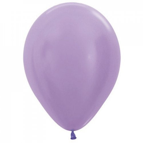 Latex Balloon 11"(28cm) Metallic Lilac Pack Of 100