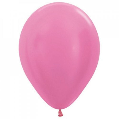 Satin Fuchsia 30cm Sempertex Balloons Bag 100