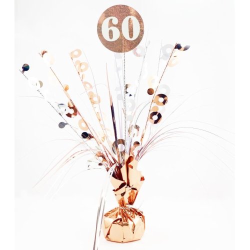 #60 Rose Gold & White Centrepiece Weight 165GM