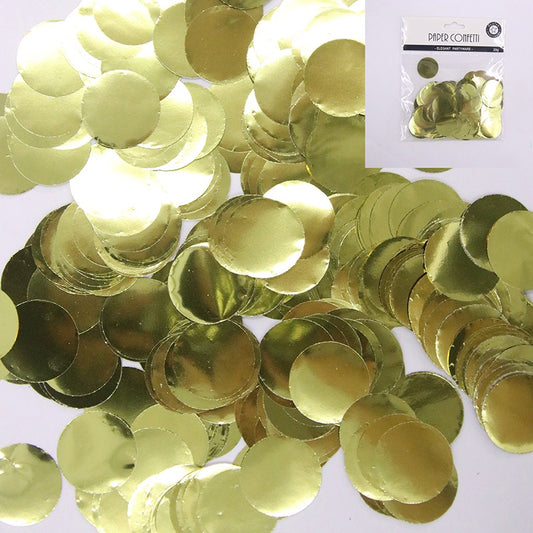 20g 25mm Champagne Gold Confetti