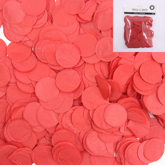 20G 25MM RED CONFETTI