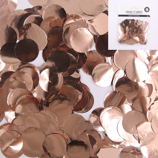 20g 25mm Rose Gold Confetti