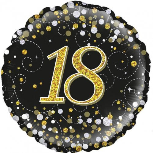 Sparkling Fizz Black & Gold 18 (Oaktree 227239) Round P1