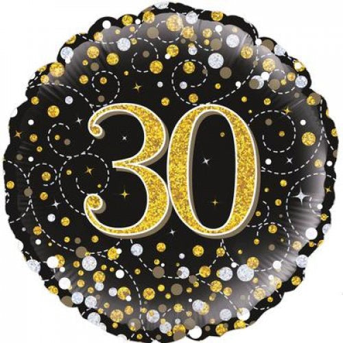Sparkling Fizz Black & Gold 30 (Oaktree 227253) Round P1