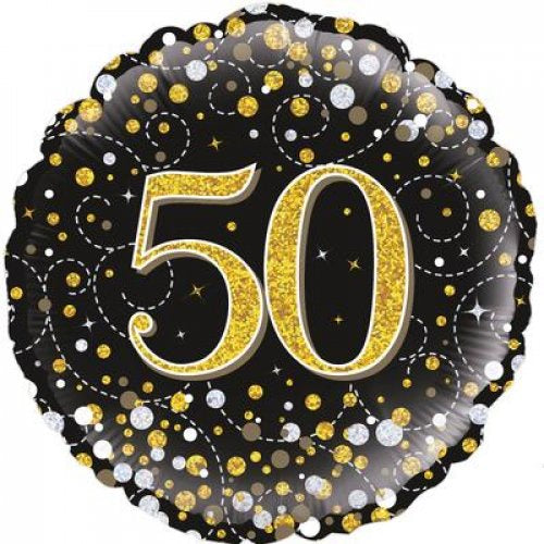 Sparkling Fizz Black & Gold 50 (Oaktree 227277) Round P1
