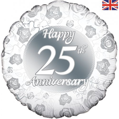Happy 25th Anniversary Silver Round P1