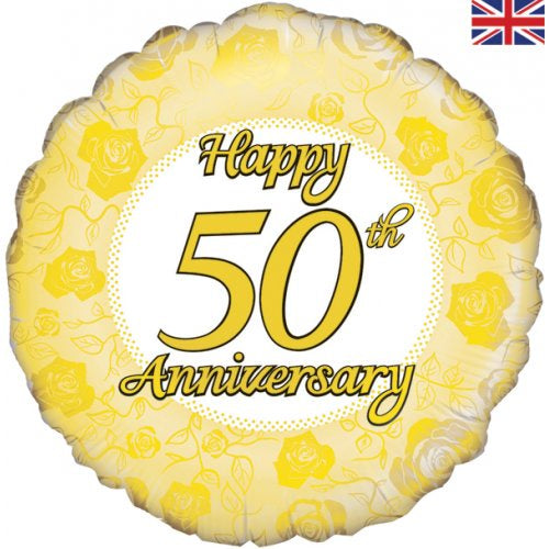 Happy 50th Anniversary Gold Round P1