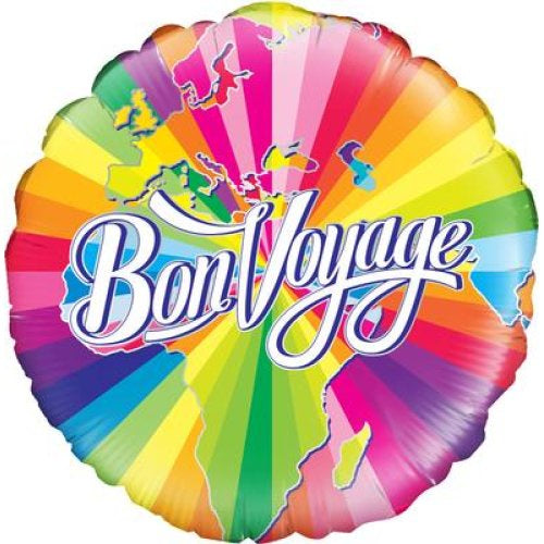 Bon Voyage Round Foil Balloon