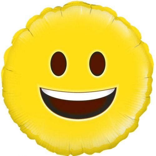 Emoji Happy Smile Foil Balloon 18"(45cm)