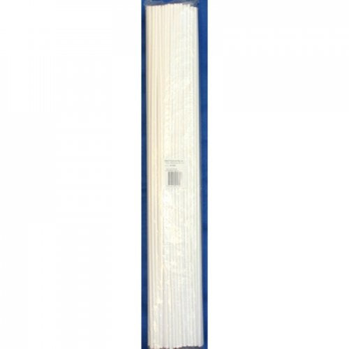 Balloon Sticks White 580 x 5mm Bag 100