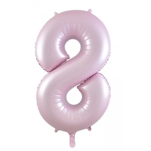 34inch Decrotex Foil Balloon Matt Pastel Pink #8 Pack 1