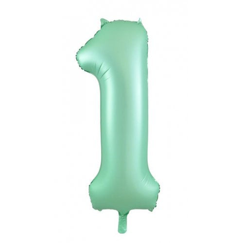 34inch Decrotex Foil Balloon Matt Pastel Mint #1