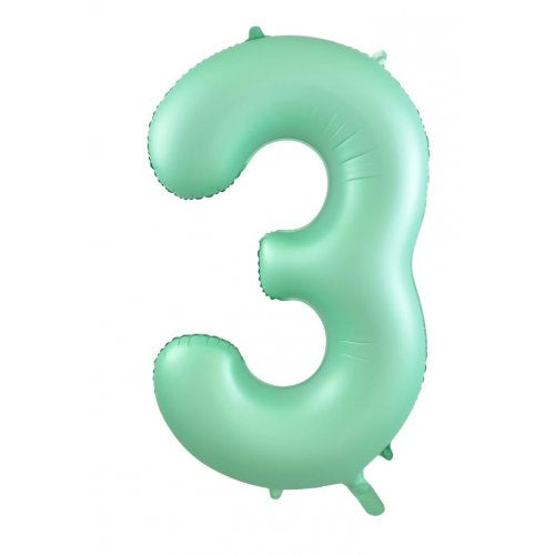 34inch Decrotex Foil Balloon Matt Pastel Mint #3