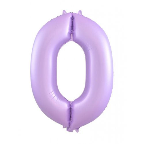 34inch Decrotex Foil Balloon Matt Pastel Lilac #0